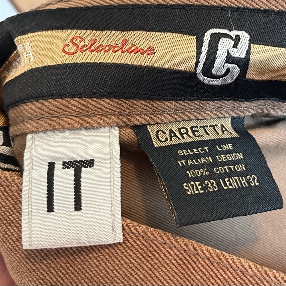 Caretta Brown Straight-Leg Jeans Women's Size 33x32 - Picture 14 of 14